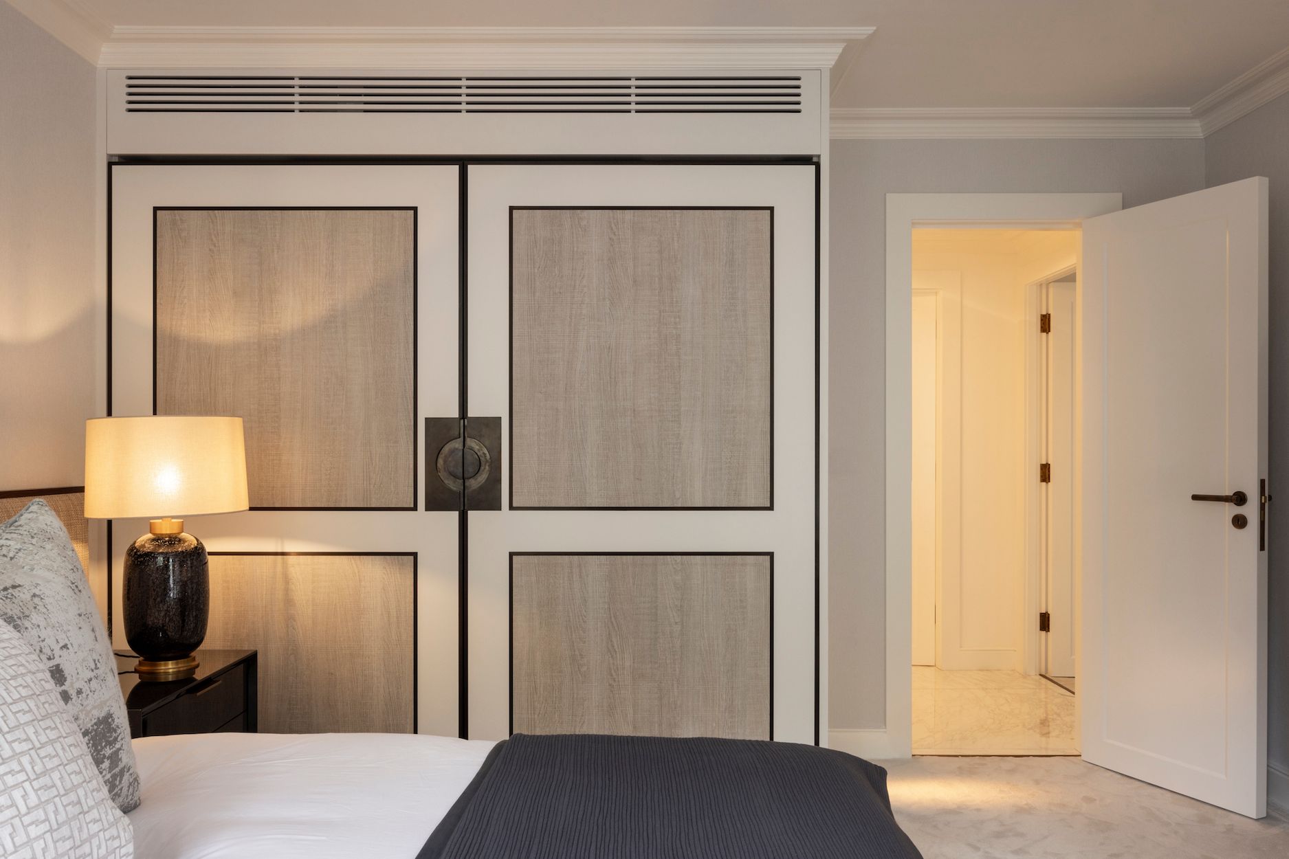 Guest Bedroom - Bespoke Panelled Sliding Doors